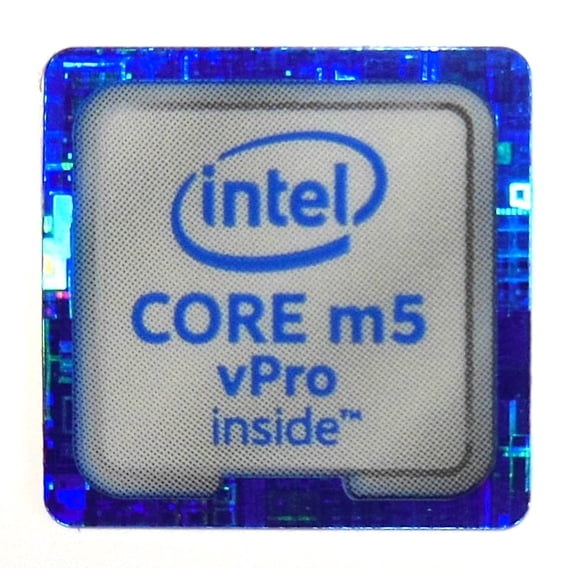 Intel Core m5 vPro Inside Sticker 18 x 18mm / 11/16" x 11/16" [932]