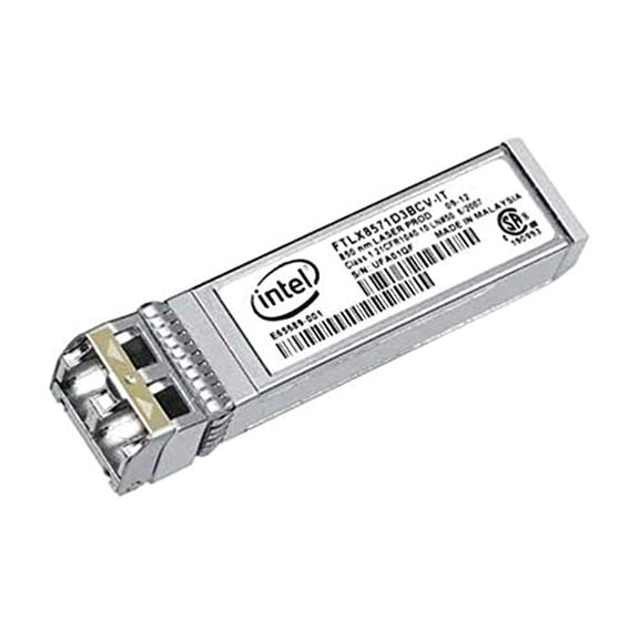 Intel Ethernet SFP+ SR Optics - Intel Ethernet SFP+ SR, SRX (extended temp), and LR Optics, offer dependable interoperability and consistent performance across the network when used with Intel...
