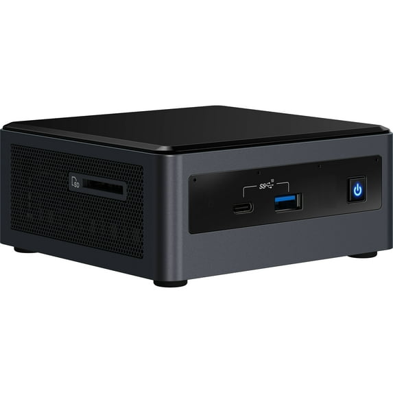 Intel NUC 10 NUC10i3FNHN School & Business Mini Desktop (Intel i3-10110U 2-Core, 4GB RAM, 256GB m.2 SATA SSD + 500GB HDD (2.5), Intel UHD, Wifi, Bluetooth, 1xUSB 3.2, 1xHDMI, SD Card, Win 10 Home)