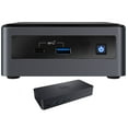 thumbnail image 1 of Intel NUC 10 NUC10i7FNHN Home & Business Mini Desktop (Intel i7-10710U 6-Core, Integrated Graphics, 16GB RAM, 2TB HDD (2.5), Wifi, HDMI, Bluetooth, SD Card, Win 10 Home) with D6000 Dock, 1 of 4