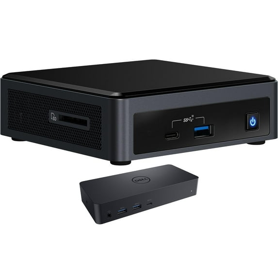 Intel NUC 10 NUC10i7FNKN Home & Business Mini Desktop (Intel i7-10710U 6-Core, Integrated Graphics, 16GB RAM, 2TB m.2 SATA SSD, Wifi, HDMI, Bluetooth, SD Card, Win 10 Pro) with D6000 Dock