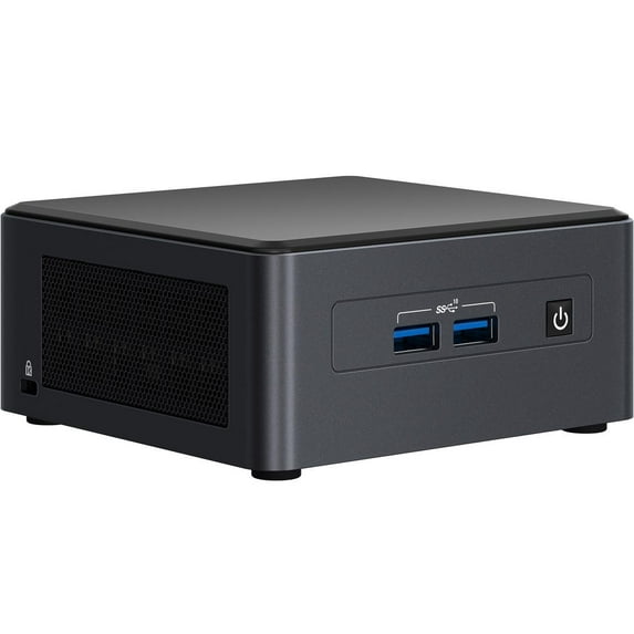 Intel NUC 11 Pro Kit NUC11TNHi70Z Tall Mini PC Business Desktop ( i7-1165G7 2.80GHz, 8GB RAM, 256GB PCIe SSD + 2TB HDD (2.5), Iris Xe, WiFi 6, BT 5.2, RJ-45, HDMI, Win 11 Pro)