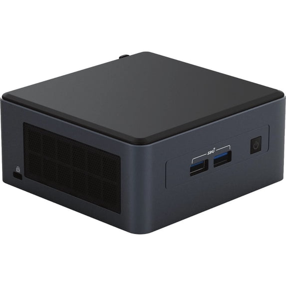 Intel NUC 11 Pro Kit Tall NUC11TNHi5 Barebone System - Socket BGA-1449 - Intel Core i5-1135G7 2.4GHz - Intel Iris Xe Graphics - Black