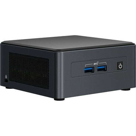Intel NUC 11 Pro Kit Tall NUC11TNHv5 Barebone System - Socket BGA-1449 - Intel Core i5-1145G7 1.1GHz - Intel Iris Xe Graphics - Black