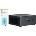 thumbnail image 1 of Intel NUC 11 Pro-NUC11TNHi50L  Home & Business Mini Desktop (Intel i5-1135G7 4-Core, Intel Iris Xe, 4GB RAM, 1TB HDD (2.5), Wifi, HDMI, Bluetooth, Win 10 Home) with Microsoft 365 Personal , Hub, 1 of 6