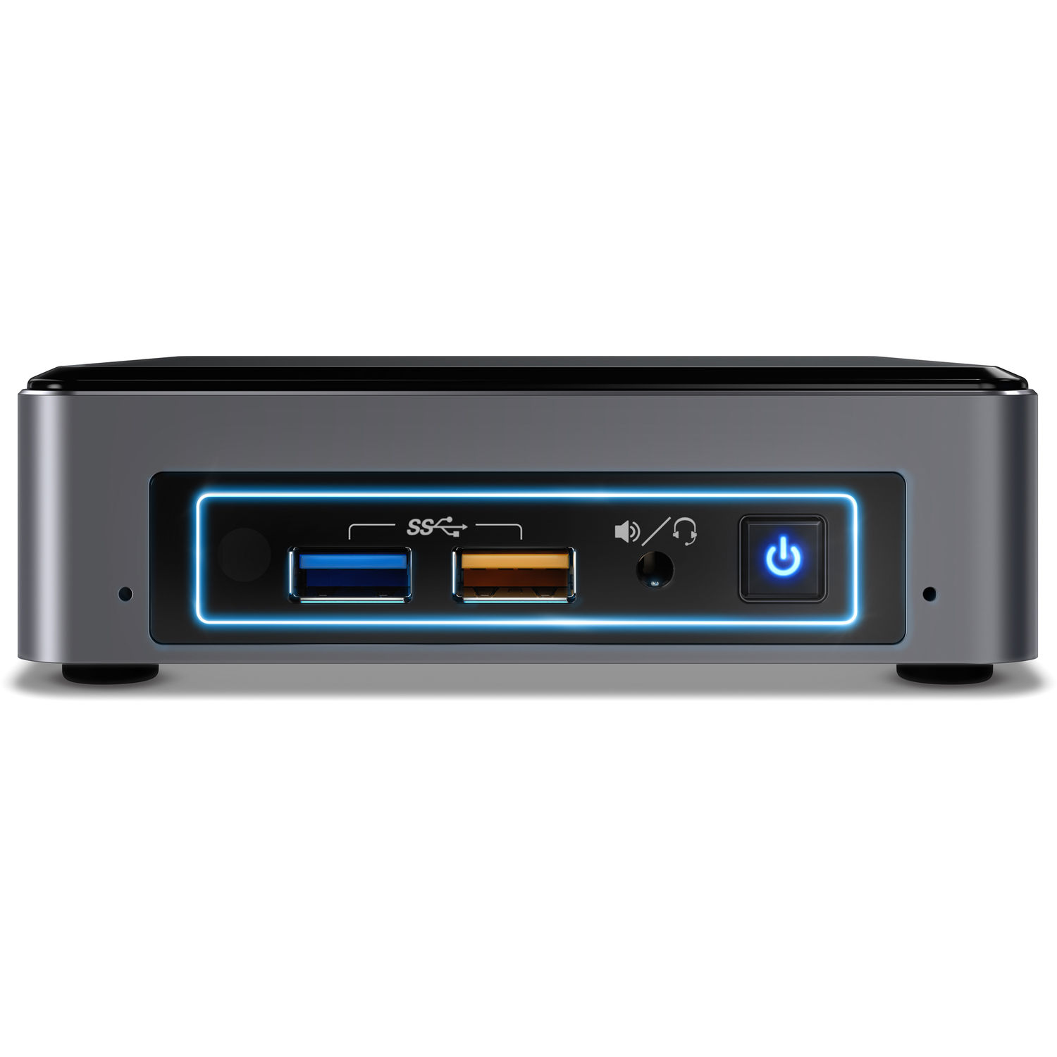 Intel NUC 7 Home NUC7i5BNKP Desktop Computer - Intel Core i5 - 8GB - 256GB  SSD - Windows 10 Home - Intel Iris Plus Graphics 620 - Black - Mini PC