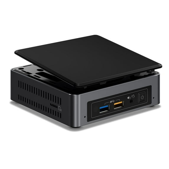 Intel NUC NUC7i5BNK Mini PC/HTPC, Intel Core i5-7260U Upto 3.4GHz, 4GB DDR4, 256GB SSD, Windows 10 Pro, Wifi, Bluetooth, 4k Support, Dual Monitor Capable, Thunderbolt 3