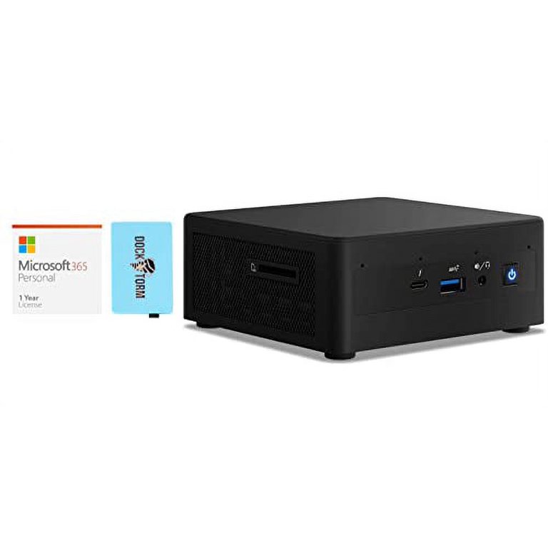 Intel NUC11PAHi5 Home & Business Mini Desktop i5-1135G7 4-Core, 8GB RAM,  128GB m.2 SATA SSD + 500GB HDD (2.5), Integrated Graphics, WiFi, Win 11 Pro 