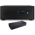 thumbnail image 1 of Intel NUC11PAHi7 Home & Business Mini Desktop (Intel i7-1165G7 4-Core, Integrated Graphics, 64GB RAM, 2TB m.2 SATA SSD + 2TB HDD (2.5), Wifi, USB 3.2, HDMI, Bluetooth, Win 10 Pro) with D6000 Dock, 1 of 4