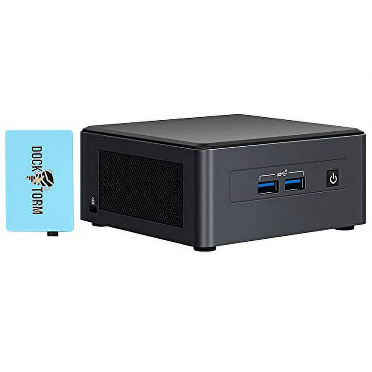 Intel NUC11PAHi7 Home & Business Mini Desktop i7-1165G7 4-Core, 32GB RAM,  256GB m.2 SATA SSD + 1TB HDD (2.5), Integrated Graphics, WiFi, Bluetooth, 