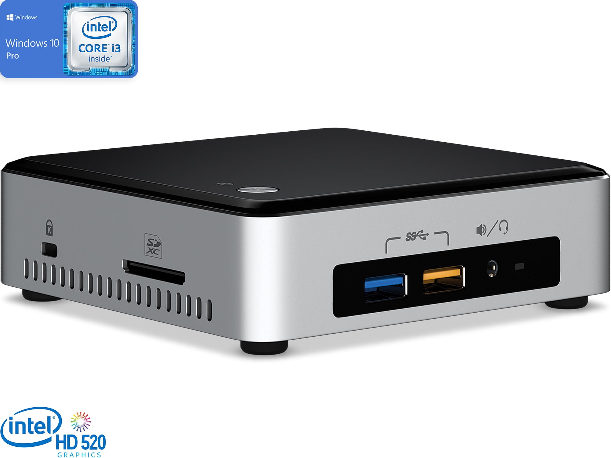Intel Cpu Reader Intel NUC6i3SYK Mini PC, Intel Core i3-6100U 2.3GHz, 32GB RAM, 256GB ...