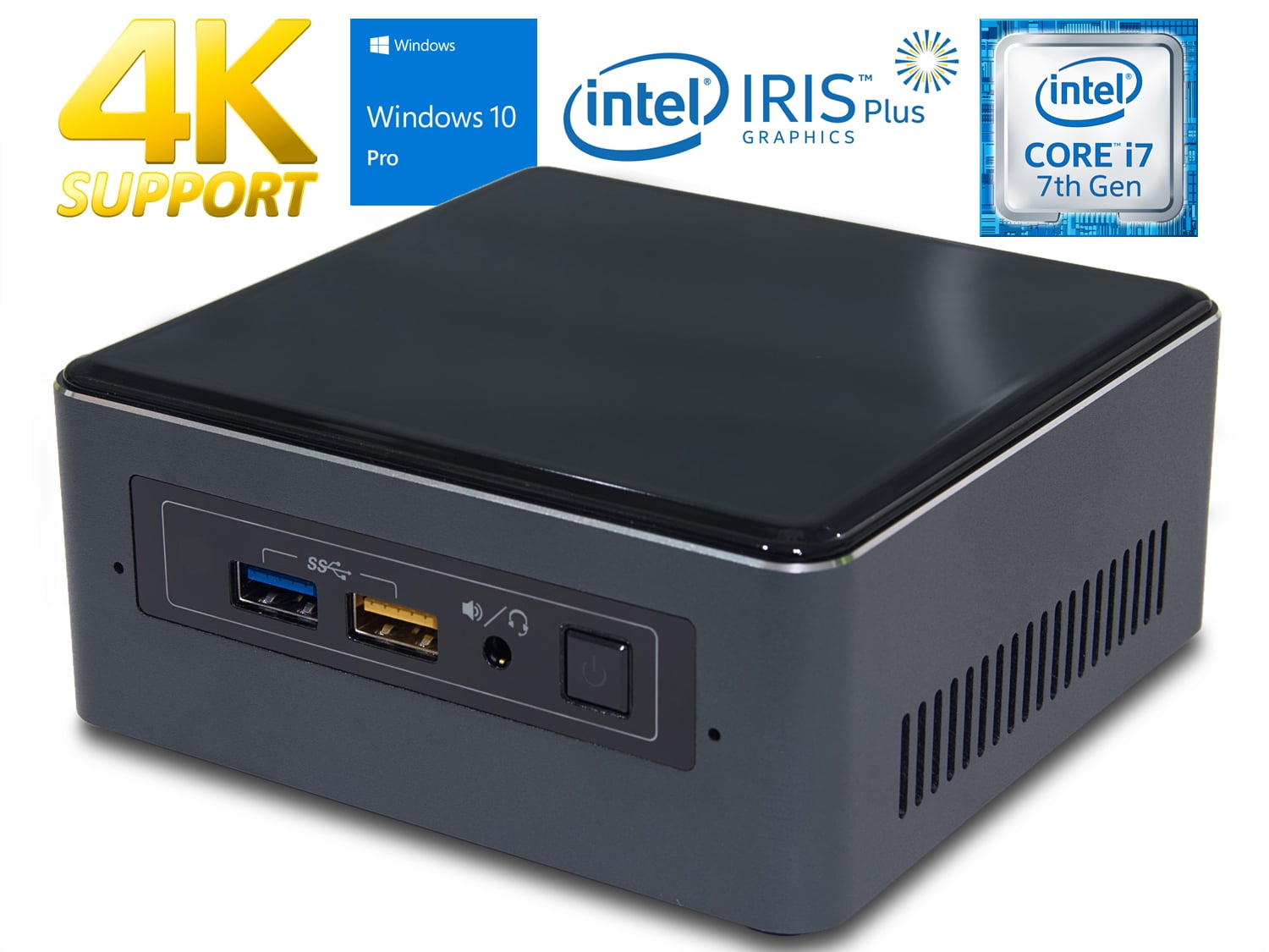 Intel NUC7i5BNH Mini PC, Intel Core i5-7260U 2.2GHz, 4GB