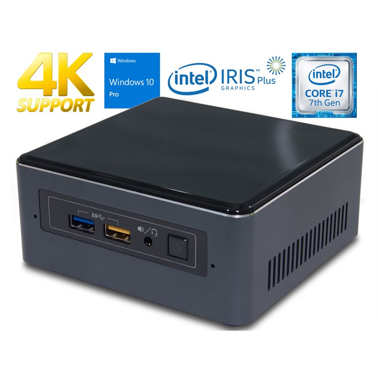 Intel NUC7i5BNH Mini PC, Intel Core i5-7260U 2.2GHz, 4GB DDR4, 1TB