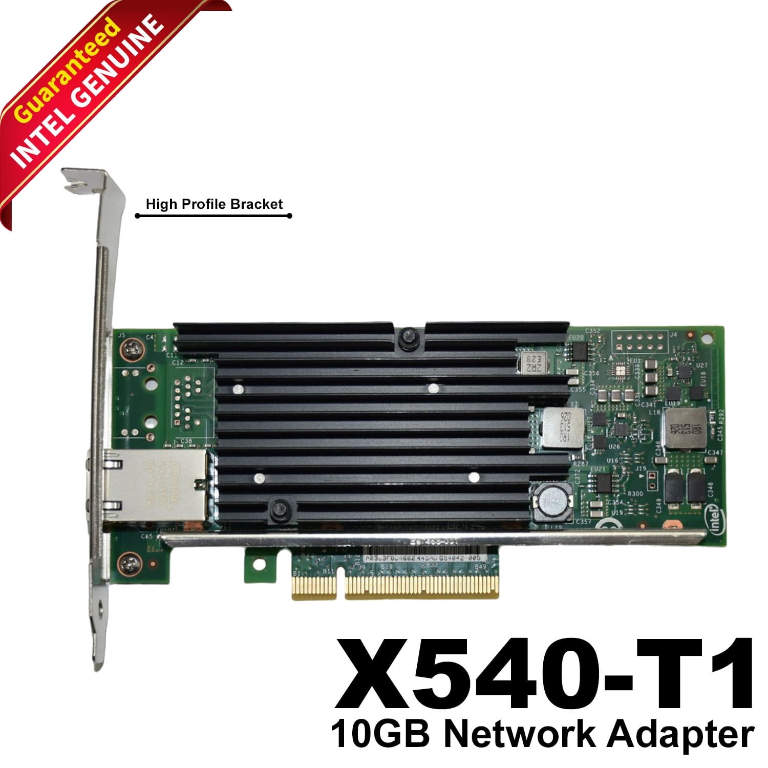 Pre-Owned Intel X540-T1 X540T1BLK YOTTAMARK 1-Port Ethernet Pre-Owned Intel X540-T1 X540T1BLK YOTTAMARK 1-Port Ethernet