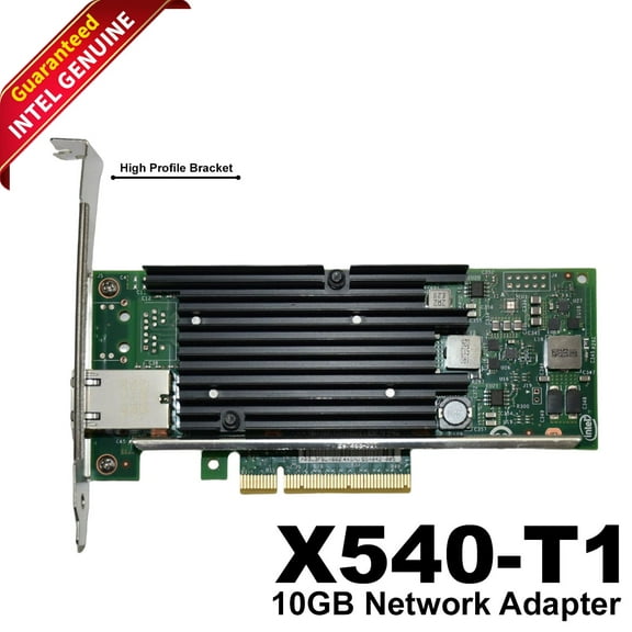 Pre-Owned Intel X540-T1 X540T1BLK YOTTAMARK 1-Port Ethernet Converged Network Adapter