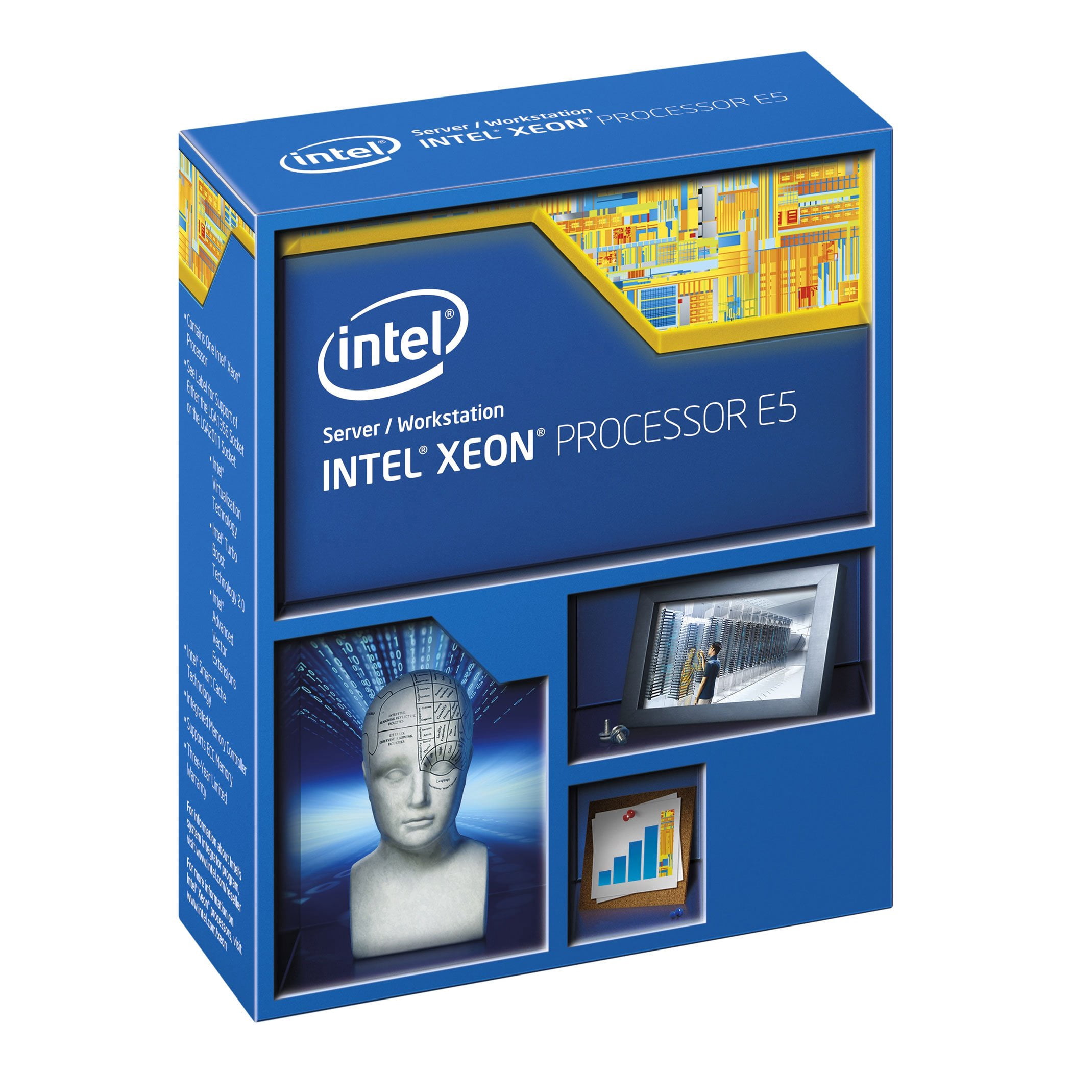 Processeur Intel Xeon E5-1620 V3 D'occasion - 3.5 GHz, Socket LGA 2011-v3 - Pour Station De Travail Ou Serveur