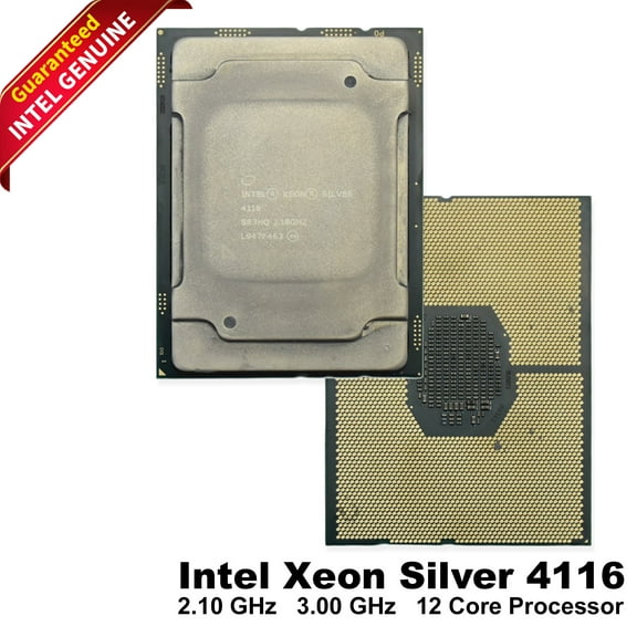 Pre-Owned Intel Xeon Silver 4116 2.1GHz 12-Core CPU SR3HQ - High Performance Processor