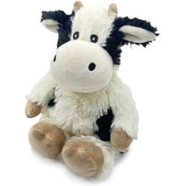 Intelex Black and White Cow Junior Warmies Cozy Plush, Stuffed Animal,1.5 lb