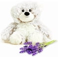 thumbnail image 1 of warmies Junior 9” Marshmallow Bear Stuffed Animal, Microwavable Heated Plushies and Weighted Soft Plush Toys, 1 of 5