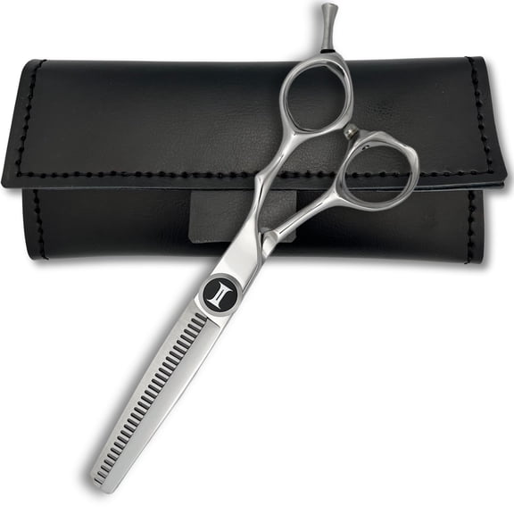 Intelio Steel Flair 6 inch Blending Shears, 25% - Teeth Down, Removable Tang