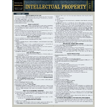 Intellectual Property : a QuickStudy Laminated Law Reference Guide (Edition 3) (Other)