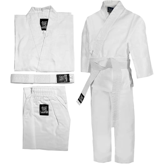 IntelliFun Karate Uniform with Belt for Kids Durable Student Karate Gi Martial Arts Uniform