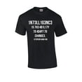 thumbnail image 1 of Intelligence Is The Ability To Adapt To Change Short Sleeve T-shirt-Black-large, 1 of 4