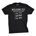 thumbnail image 1 of Intelligence Test Say Eye Spell Map Say Ness Funny T-shirt Hilarious Top for Men Graphic Tees, 1 of 6