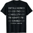 thumbnail image 1 of Intelligence The Ability To Adapt To Change Quantum Physics T-Shirt, 1 of 4