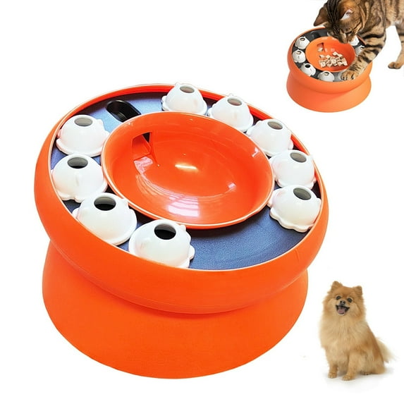 Intelligence Toys Cat Slow Feeder, Puzzle Toys for Dogs, Raised Food Bowl with Stand for Cats, Slow Feeding Cat Bowl, Dog Toy Intelligence, Non-Slip Bowls for Cat,Food Dispenser