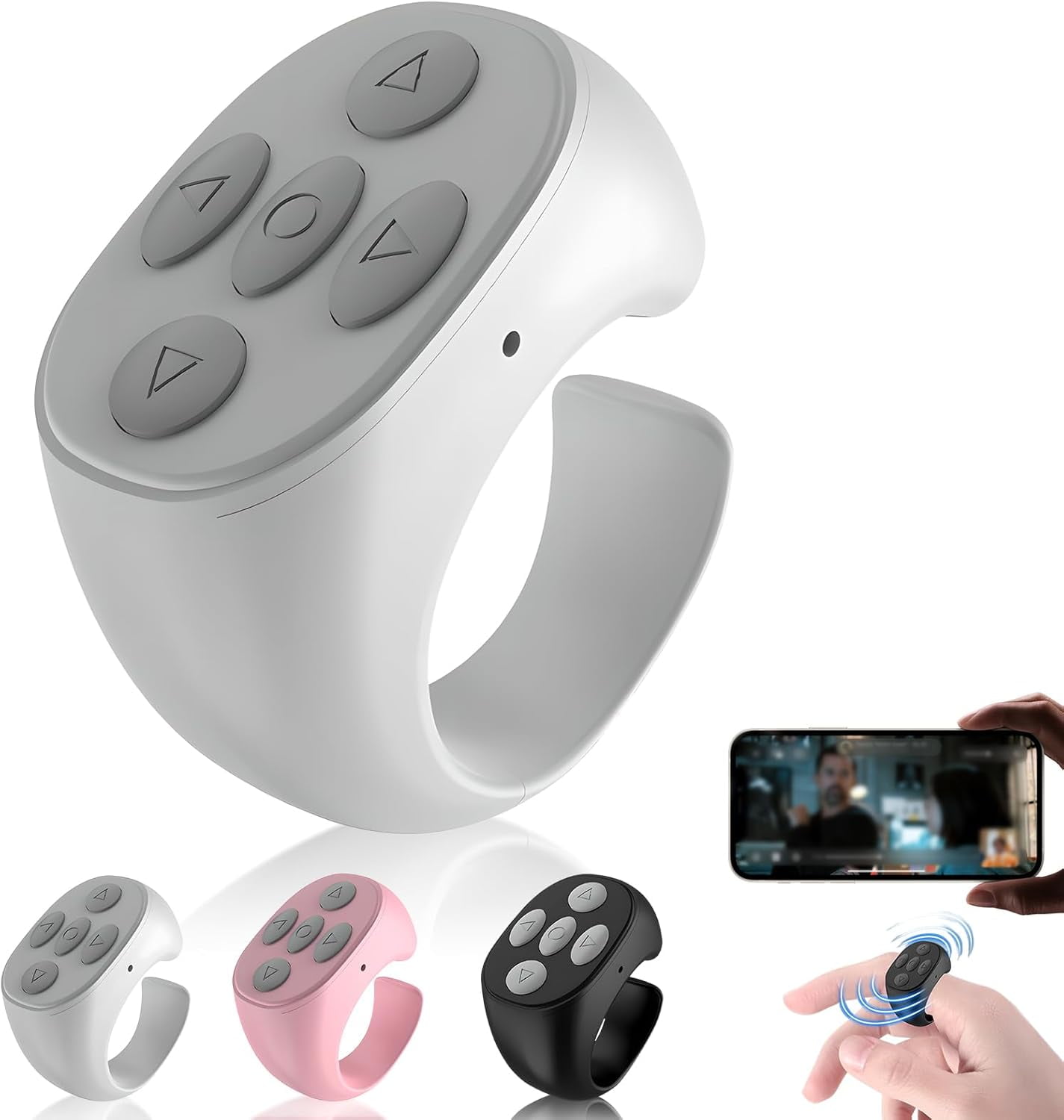 Intelligencn Fingertip Wireless Bluetooth Remote Control, Finger