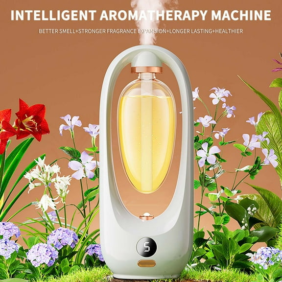 Intelligent Aromatherapy Diffuser,6.1x2.5x1.6Inch Hotel Humidifier with Atmospheres Light Function,Wireless, Convenient and Long-Lasting,Suitable for Bedroom,Offices,Living Room(Hilton Oil)