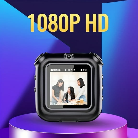 Intelligent Audio Recording Recorder, 1080P High-definition Image, Large Memory Storage, Video Recording/driving Recorder, One-Press Recording & Playback, Record The Beautiful Moments Of Life