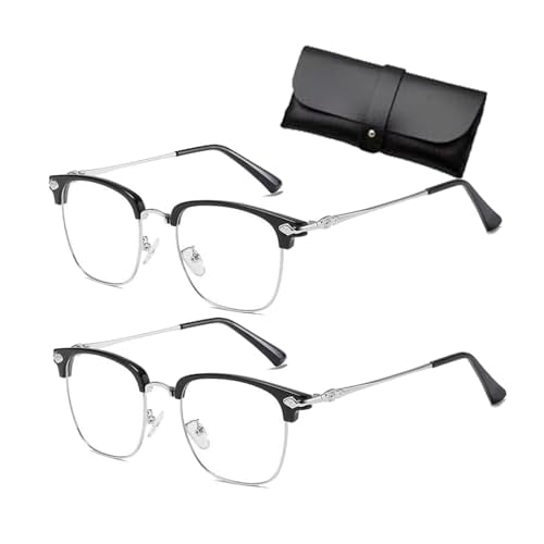 Intelligent Auto Focus Glasses Self Adjusting, Ultra Light Anti Blue Presbyopic Glasses Far and near for Women Men