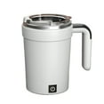 thumbnail image 1 of Intelligent Automatic Stirring Coffee Mug Temperature-Measuring Tumbler Magnetic Cup Mixing Insulated Mug Fitness Portable, 1 of 7