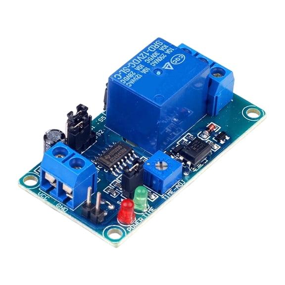 Timer Control Switches 12V Time Delay Relays Module Circuit Board For Intelligent Upgrades Adjustatle Delay Timer