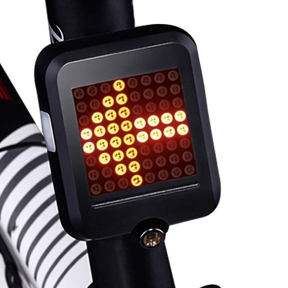 Intelligent Bike Tail Light with Automatic Direction and Brake Sensor, Smart Rechargeable Led Rear Bike Light to Enhanced Safety and Increased Visibility for Bicycle and Scooter
