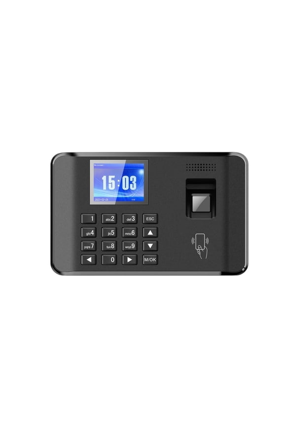 Intelligent Biometric Fingerprint Password Attendance Machine Time Clock Employee Checking-in Recorder 2.4 inch LCD Screen ,Attendance Accuracy