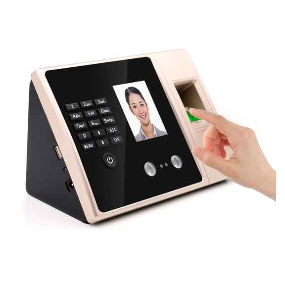Intelligent Biometric Fingerprint Time Attendance Machine With HD Display Screen Time Clock Support Face Fingerprint Password - Efficient Management
