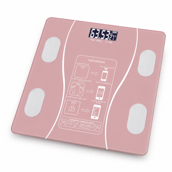 Intelligent Body Fat Scale A Simple And Practical Digital That Can Be Connected To Mobile Bathroom Display Bmi Mdurable Weight (p