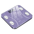 thumbnail image 1 of Intelligent Body Fat Scale, Smart Scale with Bmi,Body Fat,Muscle Mass, Durable Weight Scale, Household Health Monitor, 400 lbs(Purple), 1 of 5
