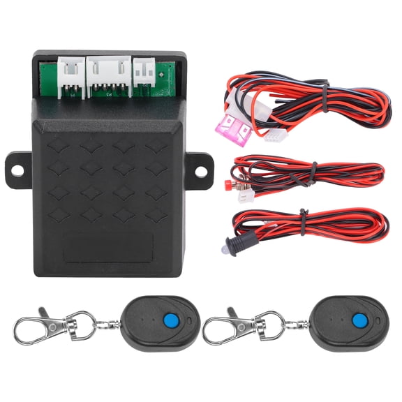 Intelligent Car Engine Lock Anti Theft Anti Hijack Security Alarm Kit Remote Immobilizer System Dual Circuit Control (15 x 11 x 4 inches / 38.1 x 27.9 x 10.2 cm)