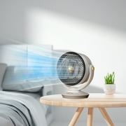 Intelligent Circulation Fan Multifunctional Desktop USB Fan, Smart Bluetooth Voice Control with App Compatible, Energy Efficient Quiet Personal Air Circulator for Home Office Bedroom Dorm Room