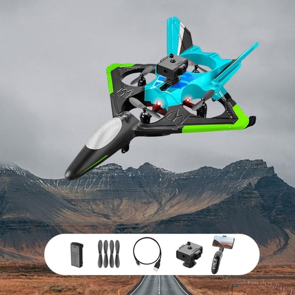 Intelligent Controller,Remote Plane 2 Battery Aircraft Kids 6 Channel Headless Mode One Click Plane Aircraft Kids with Aircraft V31 Combat Aircraft V31 3d Aircraft Remote Plane 6 with Plane,A
