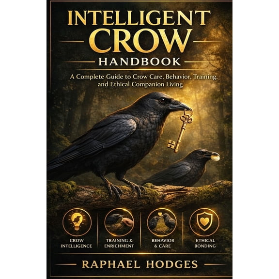 Intelligent Crow Handbook: A Complete Guide to Crow Care, Behavior, Training, and Ethical Companion Living, (Paperback)