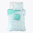 thumbnail image 1 of Intelligent Design 3-Piece Teal Metallic Abby Comforter Set, Twin XL, 1 of 1