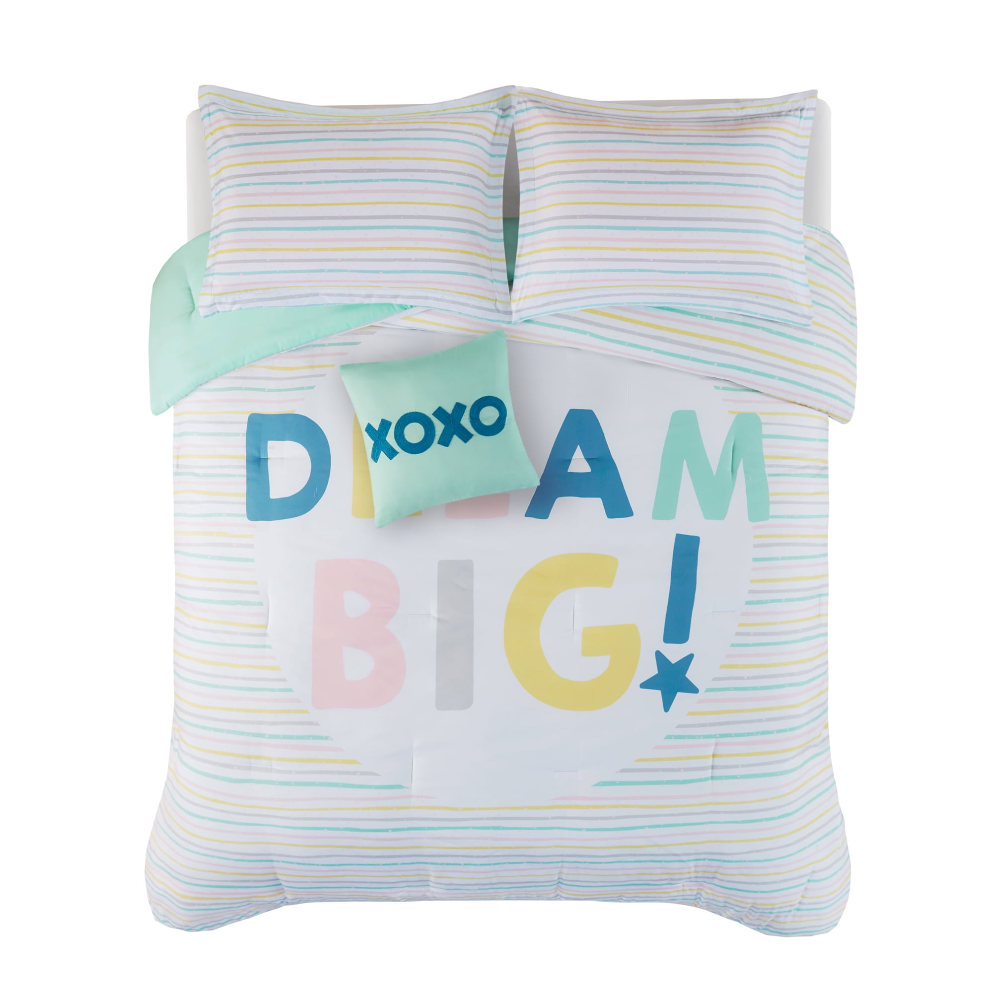 Intelligent Design 4Piece Multicolor Dream Big Comforter Set, Full