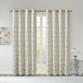 thumbnail image 1 of Intelligent Design Raina Total Blackout Metallic Print Grommet Top Curtain Panel, 1 of 12