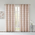 thumbnail image 1 of Intelligent Design Raina Total Blackout Metallic Print Grommet Top Curtain Panel, 1 of 6