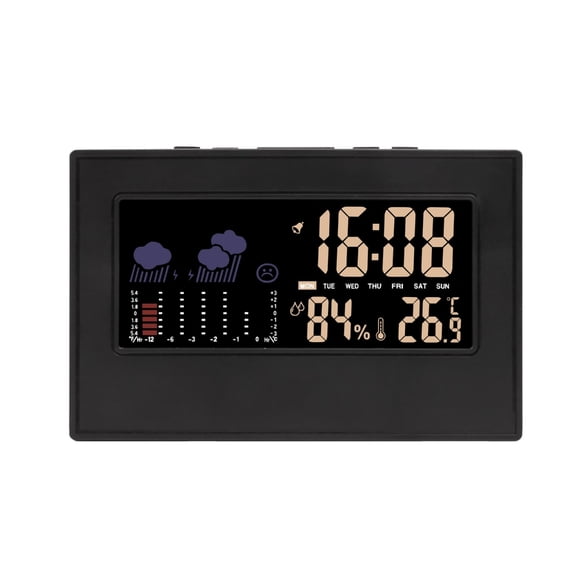 Intelligent Digital Calendar Clock Thermometers Hygrometer Wall Mount Design